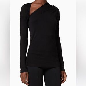 Helmut Lang Black Long Sleeve Tee